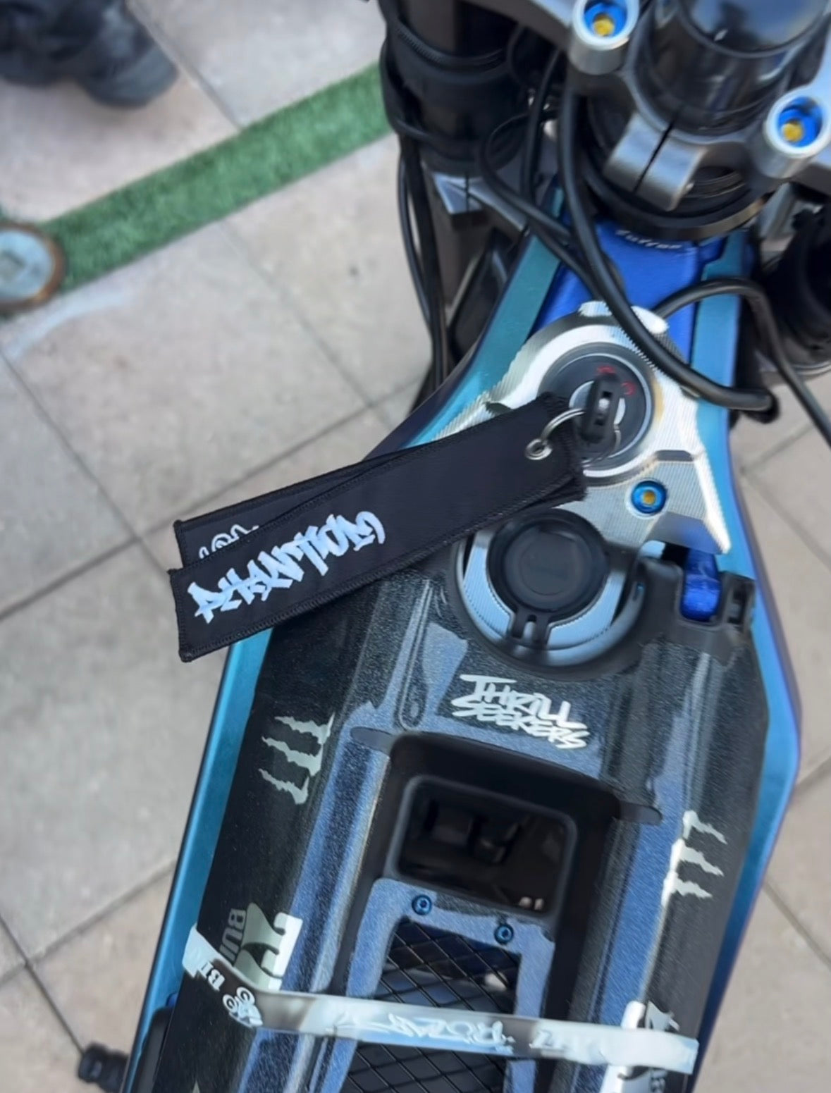 Phantom rides keychain