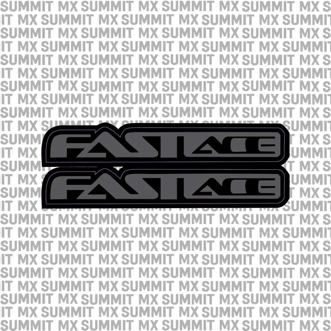 Fastace Fork Tube Decal (Without Fastace Icon)