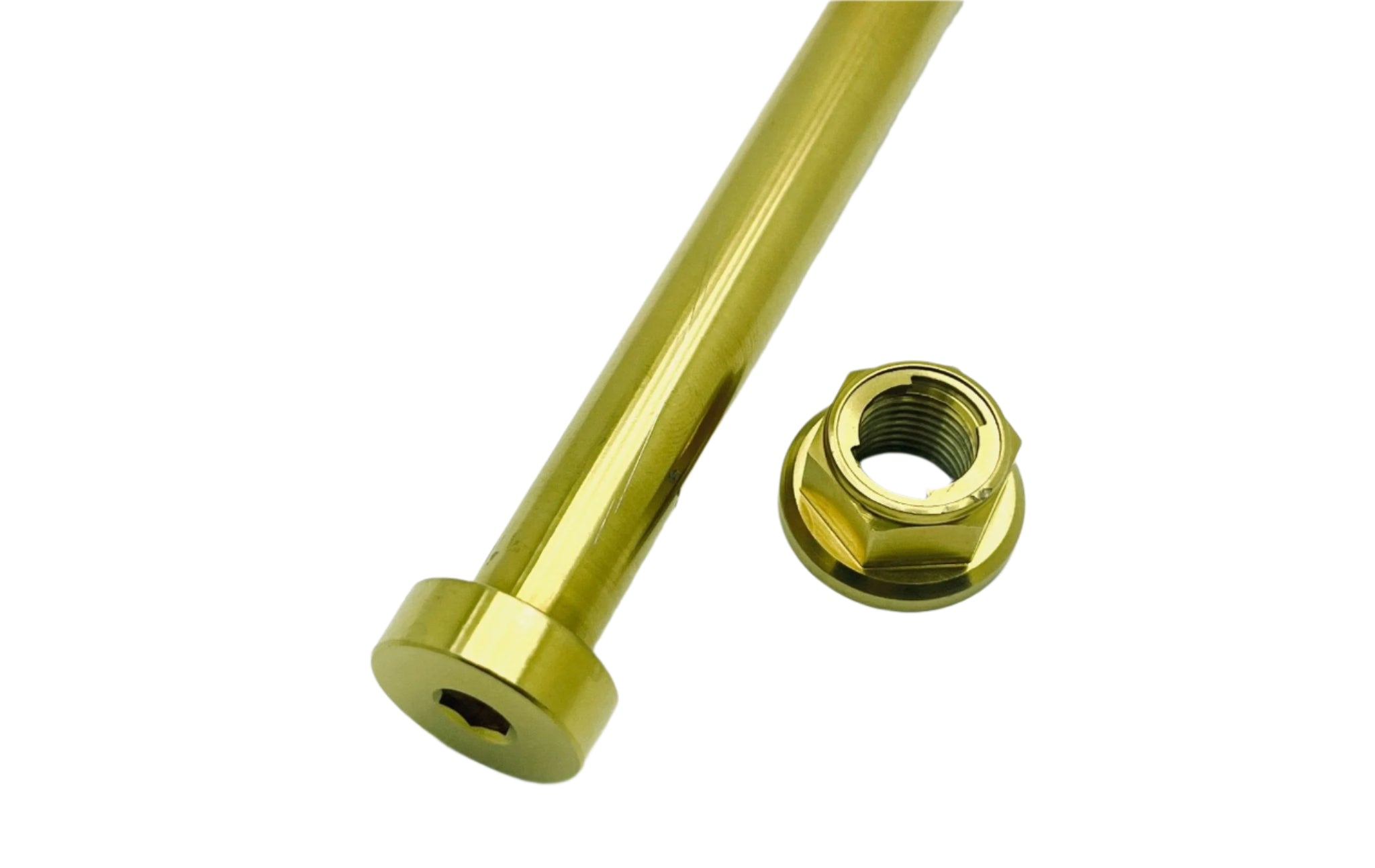 Titanium Rear Axle and Nut - E-Ride Pro SS 2.0 (Two pcs)